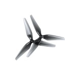 HQProp 8x4x3 pollici elica a 3 pale Grey materiale trasparente per PC Drone che attraversa la lama dell'elica dell'aereo